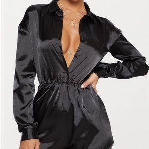 Satin romper